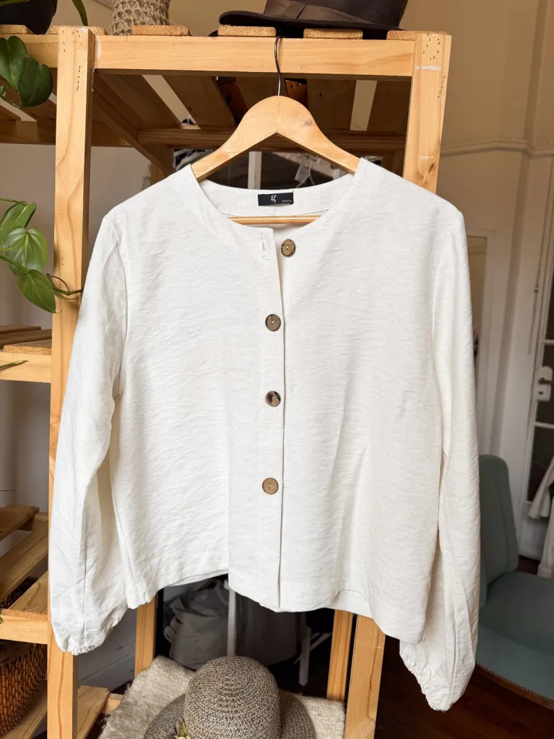 Blusa de lino, foto 1