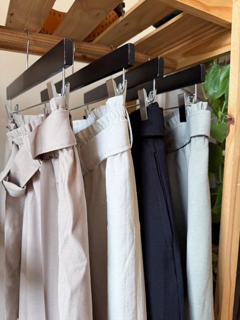 Pantalón de lino con lazo, foto 11