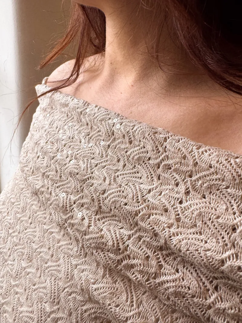 Blusa doblada con brillos, foto 12