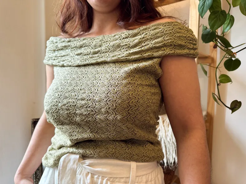 Blusa doblada con brillos, foto 2