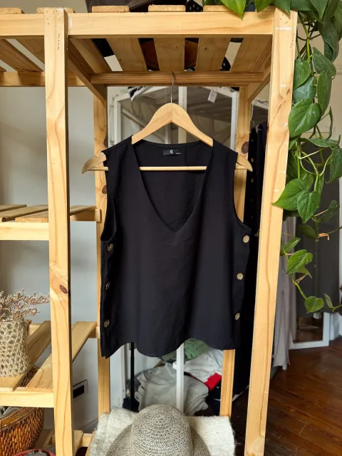 Musculosa de lino